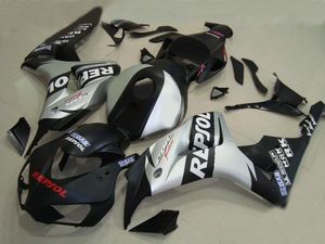 ホンダCBR1000RR 2006 2007ブラックシルバー射出成形フェアリングキットCBR 1000 RR 06 07 HH35