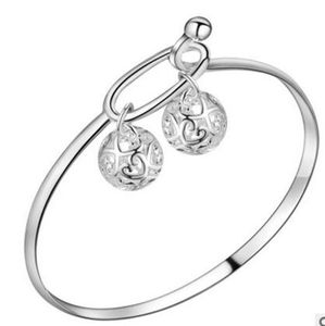 Luckyshine 6 pezzi unici di fuoco con due sfere in argento sterling 925 braccialetti con braccialetti Russia USA