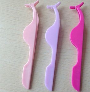 Wholesale Hot Sale Practical Clip Tweezer Nipper Tool Plastic False Eyelashes Curler Extension Applicator Remover Make Up