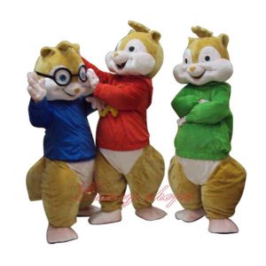 2018 venda Quente Alvin e os Esquilos Mascot Costume Alvin Mascot Costume Frete Grátis