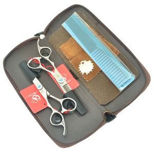 6.0inch Meisha Professionell Frisör Vänsterhänt Japan 440c Tunna Saxar Skärare Salong Barbers Hair Tijeras Kits Ha0382