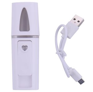 Bärbar Nano Mist Sprayer Facial Body Nebulizer Steamer Fuktgivande Hudvård Mini USB Face Spray Skönhetsinstrument