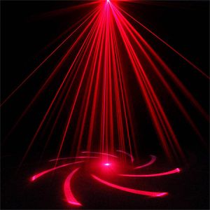 Freeshipping 2-lins * 20 Röda blåmönster Laser Blandade 3W Blue LED-effektprojektorn DJ Club Party Home Xmas Show Stage Lighting