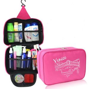 Flerfunktionell vattentät smink hängande kosmetisk resväska Toalettry Neceser Wash Bag Makeup Organizer Bag Fyra färg i lager DHL Ship