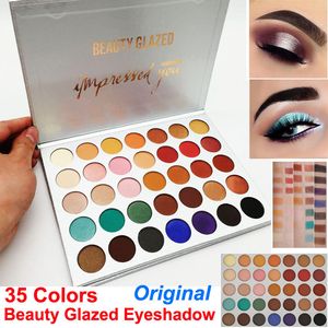 Original Beleza Glaceado 35 Cores Da Paleta Da Sombra Shimmer maquiagem fosca Sombra de olho Beleza Nu Impressionado você paleta Marca de Cosméticos DHL