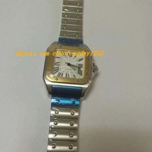 Top Qualidade Luxo Relógio de Pulso Galbee 18kt Ouro Amarelo E Aço X L Relógio Masculino 45mm x 32mm Mens Automático Relógio Relógios
