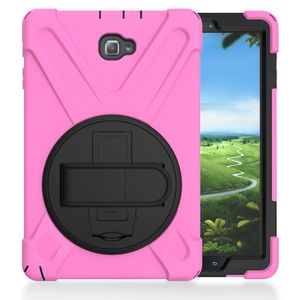 Wholesale samsung tablet a6 for sale - Group buy Heavy Armor Shockproof Silicone Cover Case with Holder and Wrist Strap for Samsung Galaxy Tab A A6 P580 P585 Tablet Pen