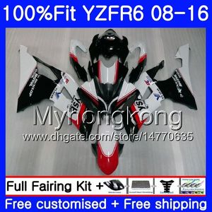 Einspritzung weiß heißer Verkauf für Yamaha YZF600 YZFR6 08 09 10 11 12 YZF-600 234HM.16 YZF 600 R 6 YZF-R6 YZF R6 2008 2009 2010 2011 2012 Verkleidungen