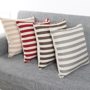 Stripe Drukuj Muqgew Stripe Drukuj Sofa Bed Home Poduszki Festiwal Pillow Coussin Home Textiles Supplies Pillow Case
