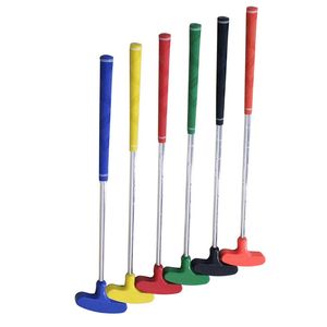 Children Golf Putters Mini Pole Steel Shaft Grip Rubber Push Rod Accessories Outdoor Leisure Games Red Green High Quality 45kr Ww