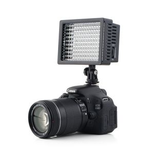 Freeshipping Professional 160 LED Studio Video Light Shooting Lighting per Canon NIKON SONY Videocamera DV Lampada Light Camera 12W 1280LM