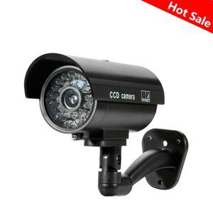 Outdoor Fake Simulation Dummy Camera CCTV Home Surveillance Security Mini Camera Flashing LED Light Fake Camera