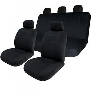 venda por atacado Universal Fit 8 Peças Set Auto Car Seat Covers Material Macio e Confortável Fácil de Instalar e Limpar Conjunto Completo