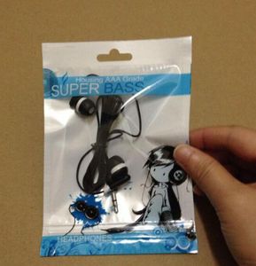 1000 Stück Buntes Mädchen Kunststoff-Reißverschluss Kleinpaket Verpackungsbeutel für iPhone Mobile Handy-Zubehör Kopfhörer Akkuladung