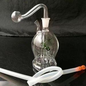 Rhizome Verschiedene Zubehörteile für Shisha-Bongs, einzigartige Ölbrenner, Glasbongs, Rohre, Wasserpfeifen, Glaspfeifen, zufällige Lieferung