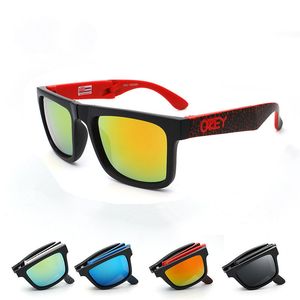 Klappbare Sonnenbrille KEN BLOCK Sonnenbrille, reflektierende Beschichtung, quadratisch, für Männer und Frauen, rechteckig, Gafas de Sol