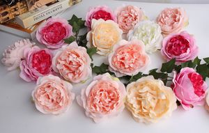 20 teile/los Simulation Tee Rose Hochzeit DIY Blume Wand Floral Dekorative Blume Hintergrund Dekorative Wand Rose Pfingstrose