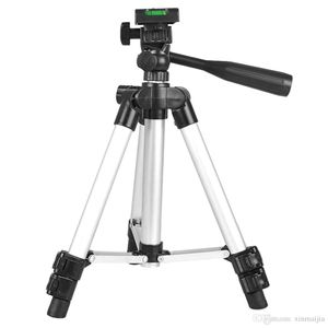 Evrensel Profesyonel Alüminyum Teleskopik Kamera Tripod Stand Tutucu Bilezik Gümüş Taşınabilir