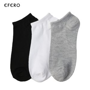 6Pair Crew Invisible No Show Socks Men Casual 3 Colors Solid Color Men Socks Short Calcetines Ankle Boat Low Cut For