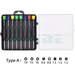 Neue Professionelle 8 in 1 Multifunktionale Mini Torx Schraubendreher-set Handy Reparatur Werkzeuge Set Kit Für Handy Hand Werkzeuge