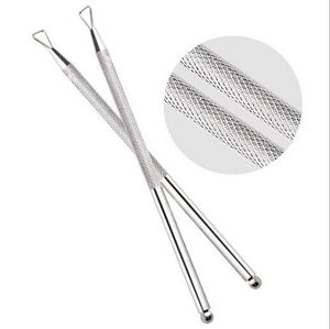 Hot Makeup Beauty Triangle Stick Rod UV Gel Polish Remover Culticle Pusher Stainless Steel Manicure Nail Art Tool for Removing Gel Varnish KD1