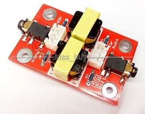 Freeshipping Audio Noise Filter Ground Loop Isolator Coupling Circuit PC AUX-Interferenz