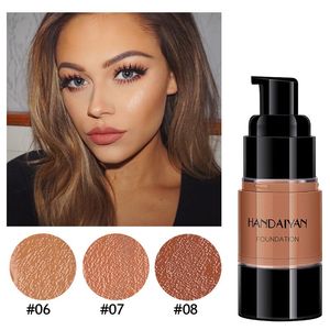 HANDAIYAN Dark Skin Full Coverage Body liquid Foundation Makeup Bronzer Contouring Face Makeup High Invisable Pores Base Maquillage