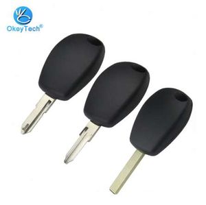 OkeyTech Remote Auto Car Key Case Replacement Cover Fob Uncut Blank NE73/VA6/VAC102 Blade No Button Key Shell For Renault Logan