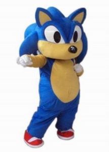 Hedgehog Sonic Complete Adult Outfit All Storbritannien Mascot Kostym Ny