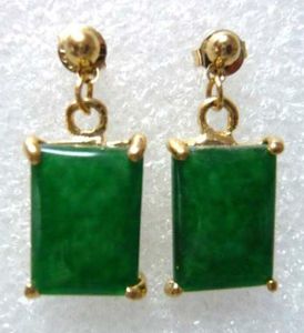 4 colors! Fine and light green / green NoEnName_Null / new black / gem earrings