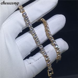Vecalon simples moda pulseira rosa ouro cheia cristal zircão cz braceletes de casamento para mulheres mão jewerly