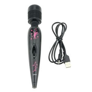 Vibrator für Frauen, Paar, Sexspielzeug, wiederaufladbar, AV-Zauberstab, vibrierender Körpermassagegerät, Masturbator, G-Punkt-Klitoris-Stimulator