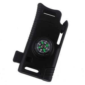 4 Colors Plastic Paracord Buckle Apply to Outdoor Survival Camping Emergency With Compass Whistle Knife Paracord Buckle
