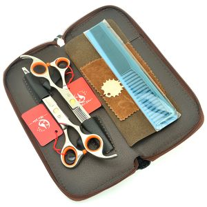 Meisha 7.0 Polegada Barato Tesoura De Corte De Cabelo Desbaste Tesoura de Aço Inoxidável Barber Hair Shears Set JP440C Profissional Ferramentas de Cabeleireiro HA0398