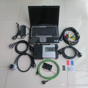 MB STAR C5 SD Connect Diagnosis Tool WiFi / DOIP SSD Super med D630 Laptop Full Set Ready to Use Scanner för bilar lastbilar