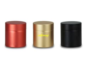 50*46mm Mini Aluminum Tea Pots Cans Sealed Teas Box Metal Tank Storage boxes Holder For Travel