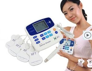 Strumenti per massaggi terapeutici muscolari elettrici LCD Penna per agopuntura Massaggiatore per il corpo Stimolatore elettrico