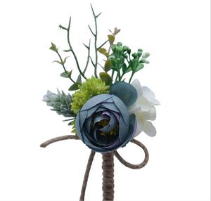 Nórdica noiva fresca, brocado, fita, flor, nova caixa de presente decorativo, flor de imitação.