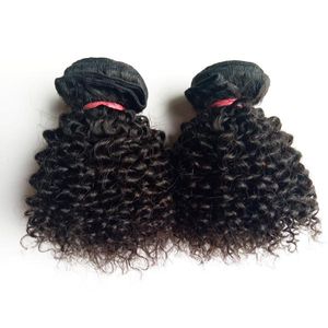 Wholesale bob hair weave for sale - Group buy Brazilian Virgin human hair weft Kinky Curly hair extension inch beauty Short Bob Style Full Cuticle Unprocessed Indian remy Hair weaves