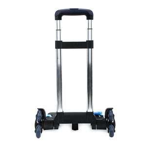 Aluminum alloy Pull Rod Bracket Roll Cart Kid Trolley For Backpack And School Bag Luggage For Children 6 Wheels Expandable Rod Y18110107