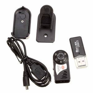 Q7 Mini Camera Wifi Infrared Night Vision Small Camera DV DVR Wireless IP Cam Video Camcorder Recorder Support TF Card 10pc lot
