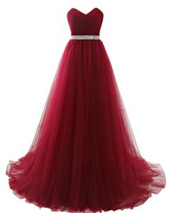 2018 novo elegante de cristal com decote em v a linha de vestidos de baile com plissado tule plus size vestidos de festa formal vestidos de festa BP12