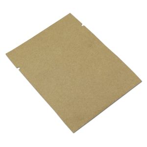 100pcs Lot 6x9 cm Otwarta top papierowy papier aluminiowy folia foliowa worki do opakowania na herbatę do kawy proszek proszek mylar folia rzemieślnicza