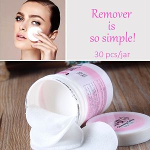 Malian Deep Cleansing Towel Facial Makeup Remover Cleansing Cotton Face Cleansing Wipes for Women 30 Sheets jar