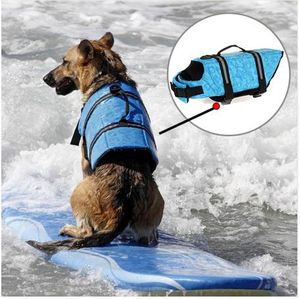 새로운 디자인 애완 동물 강아지 구명 재킷 안전 의류 생명 조끼 외부 세이버 수영 preserver 개 옷 수영복