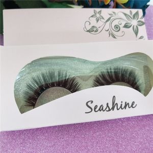 Seashine kostenloser Versand 3D-Wimpern handgefertigte Nerz-Vollstreifen-Wimpern-Make-up-Tools mit individueller Private-Label-Verpackung