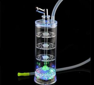 Three layer acrylic glass lantern hookah ,Wholesale Bongs Oil Burner Pipes Water Pipes Glass Pipe Oil Rigs Smoking Free Shipping