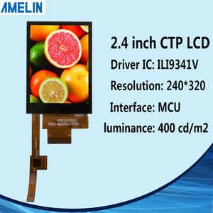 Display TN TN LCD da 2,4 pollici 240 * 320 TFT con schermo di interfaccia MCU e pannello tattile CTP