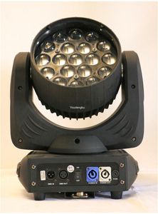 8 sztuk 19x10 LED ruchomych wiązek głowicy Zoom 4-in-1 RGBW LED RGBW Ruchomy światła wiązki głowy
