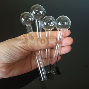 Oil Burner Pipe Glass Pipe Nail Great Pyrex Thick Clear Oil Burner Clear Glass Tube Pipes Water Pipes 4.0/4.7 inch